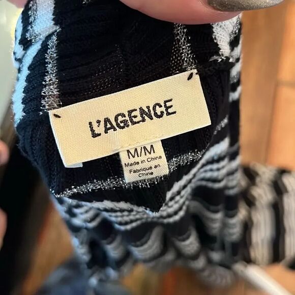 L’Agence Marija Striped Knit Duster, size M - Picture 11 of 14